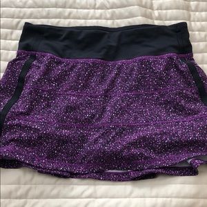 Purple Lululemon Skort